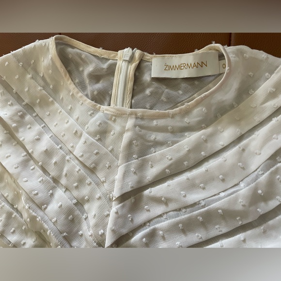 Zimmermann Swiss Dot Cream Blouse - Picture 6 of 7